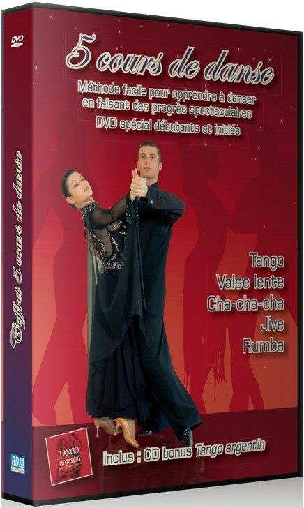 Coffret 5 cours de danses : Valse lente + Tango + Rumba + + Jive + Cha-cha-cha [DVD]