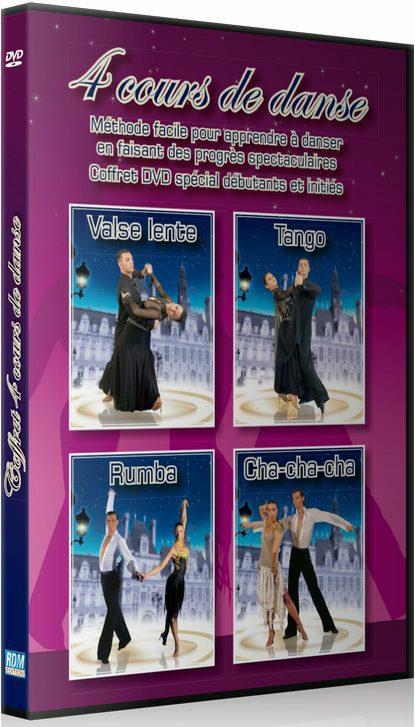 Coffret 4 cours de danses : Valse lente + Tango + Rumba + Cha-cha-cha [DVD]