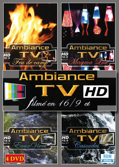Ambiance tv : feu de camp ; magma lux ; eaux vives ; cascades [DVD]