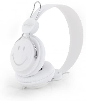 Smiley Original - Wired Headphones White/Silver