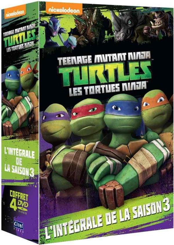 Coffret Tortues Ninja, Saison 3 [DVD] - flash vidéo