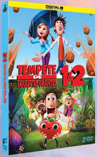 Tempête de boulettes géantes 1 & 2 [DVD] - flash vidéo
