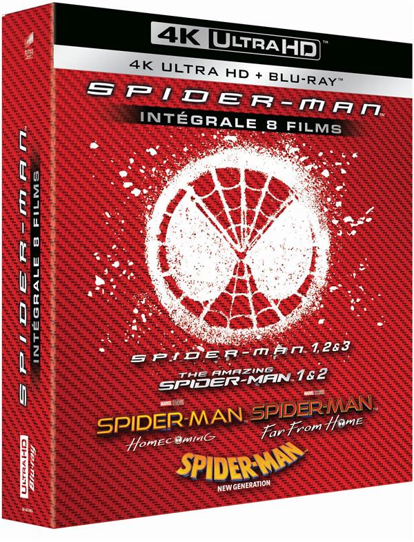 Spider-Man - Intégrale 8 films [4K Ultra HD]