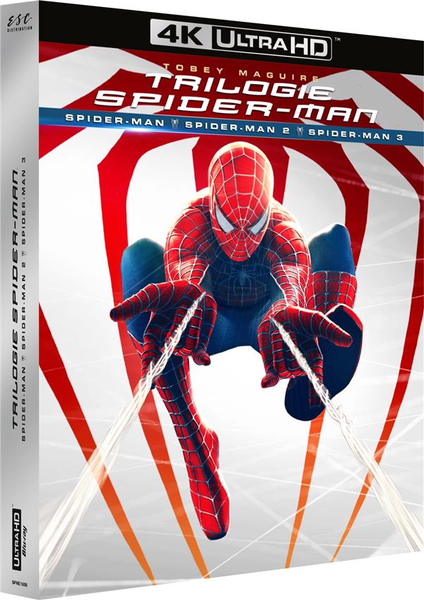 Trilogie Spider-Man : Spider-Man + Spider-Man 2 + Spider-Man 3 [4K Ultra HD] - flash vidéo