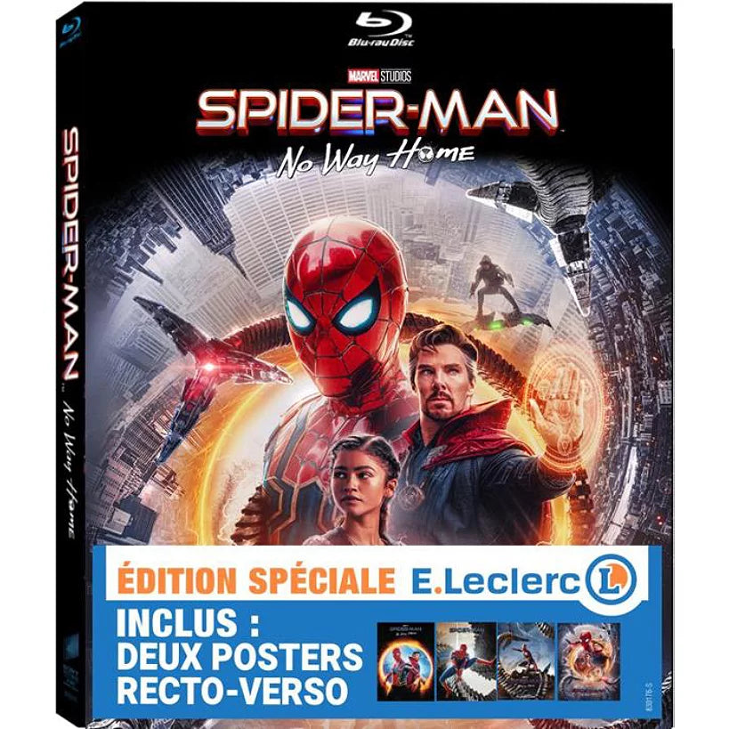 Spider-Man : No Way Home - Edition Spéciale E. Leclerc [Blu-Ray] - flash vidéo