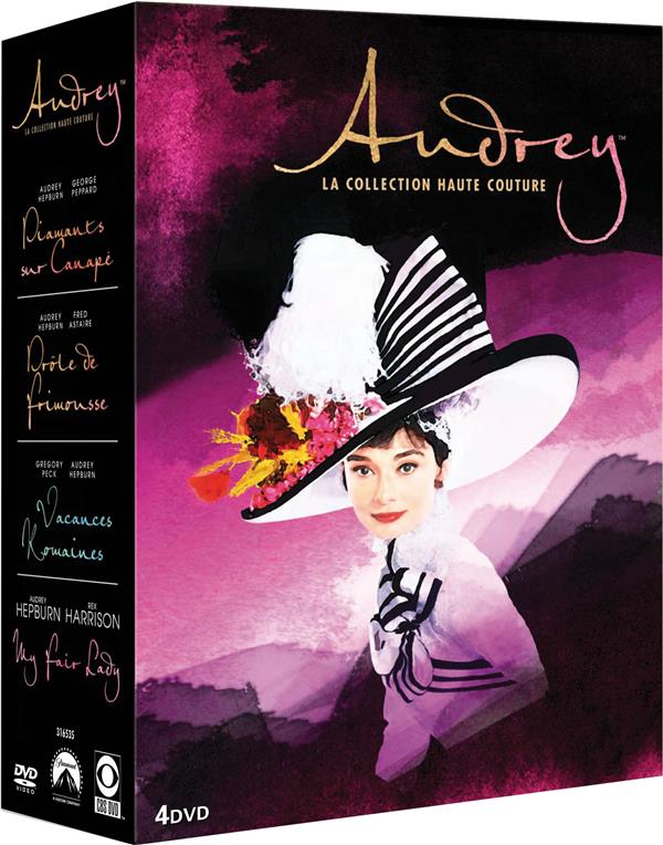 Coffret Audrey Hepburn : Diamants Sur Canapé Drôle De Frimousse Vacances Romaines My Fair Lady [DVD] - flash vidéo