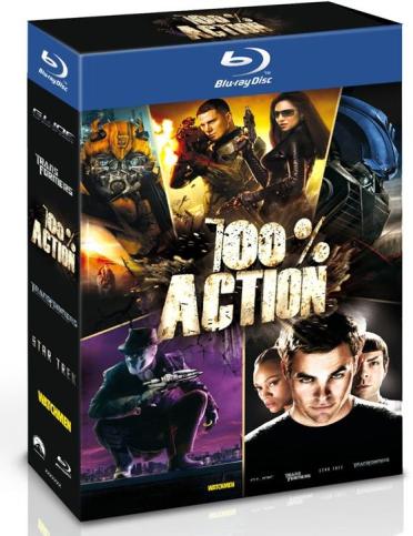 100% Action - Coffret 5 films [Blu-ray] - flash vidéo