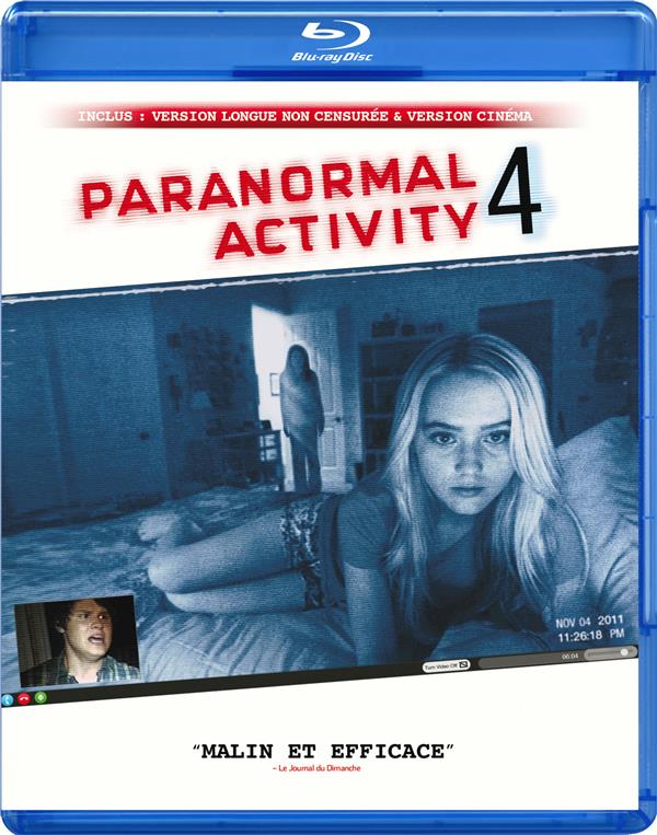 Paranormal Activity 4 [Blu-ray] - flash vidéo