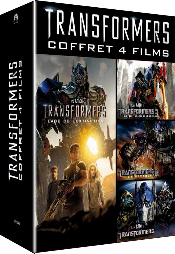 Coffret Transformers 4 Films [DVD] - flash vidéo
