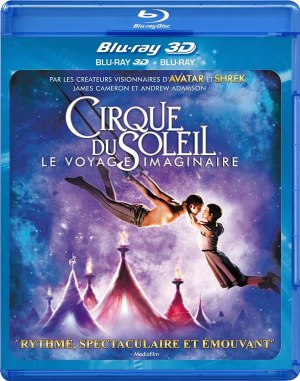 Cirque du Soleil : le voyage imaginaire [Blu-ray 3D] - flash vidéo