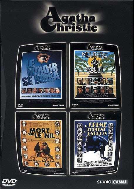 Coffret Agatha Christie : Mort Sur Le Nil Meurtre Au Soleil Le Miroir Se Brisa Le Crime De L'orient Express [DVD] - flash vidéo