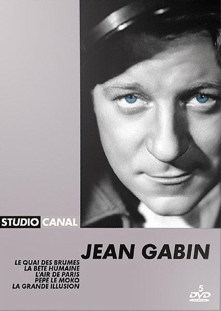 Coffret Jean Gabin : Quai Des Brumes La Bête Humaine L'air De Paris Pépé Le Moko La Grande Illusion [DVD] - flash vidéo