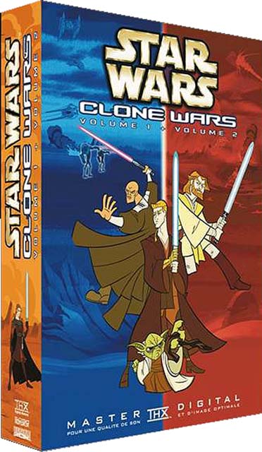 Star Wars - Clone Wars - Vol. 1 + 2 [DVD] - flash vidéo