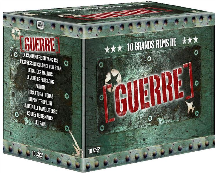 Coffret Guerre 10 Films [DVD] - flash vidéo