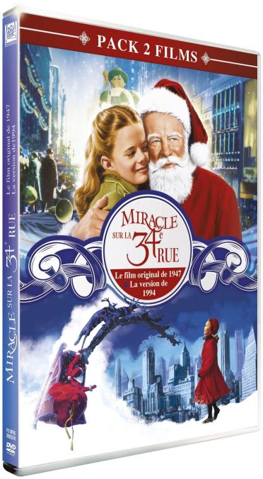 Coffret Miracle Sur La 34e Rue : Le Film Original De 1947 La Version De 1994 [DVD] - flash vidéo