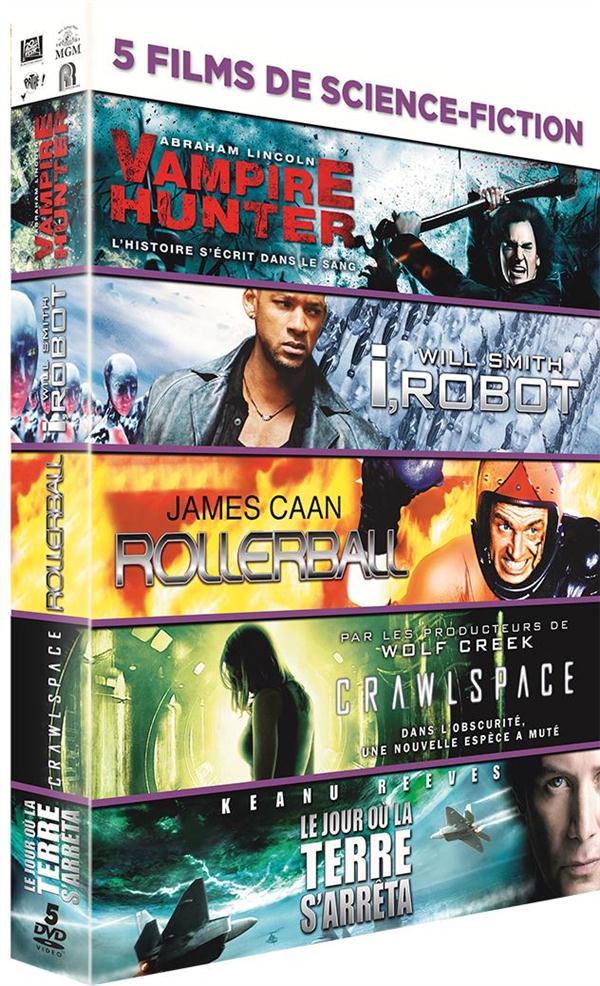 Coffret SF : Abraham Lincoln, Vampire Hunter I, Robot Rollerball Crawlspace Le Jour Où La Terre S'arrêta [DVD] - flash vidéo