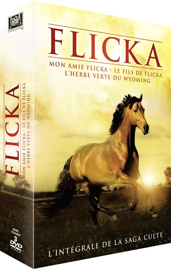 Coffret Intégrale Flicka "classique" : Mon Amie Flicka Le Fils De Flicka L'herbe Verte Du Wyoming [DVD] - flash vidéo