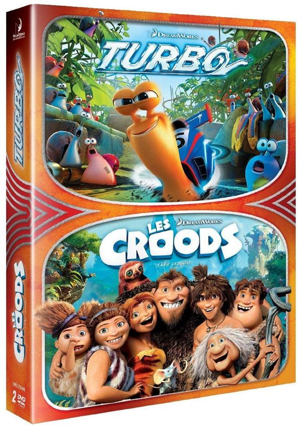 Turbo + Les Croods [DVD]