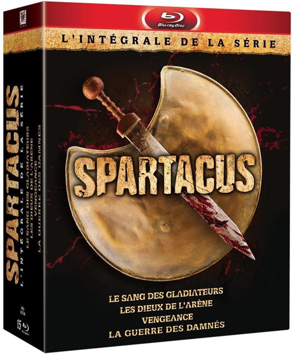Spartacus - L'intégrale de la série : Le sang des Gladiateurs + Les dieux de l'arène + Vengeance + La guerre des damnés [Blu-ray] - flash vidéo