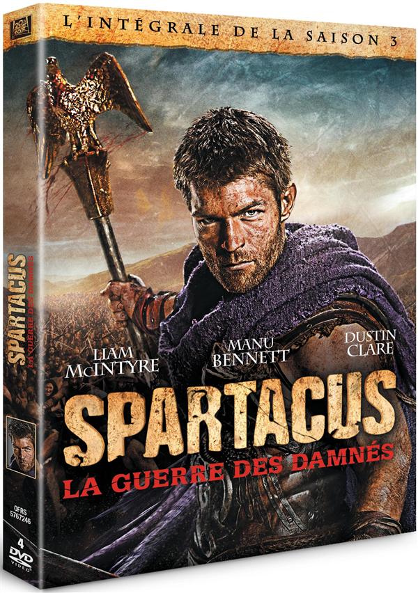 Coffret Spartacus, Saison 3 : La Guerre Des Damnés [DVD] - flash vidéo