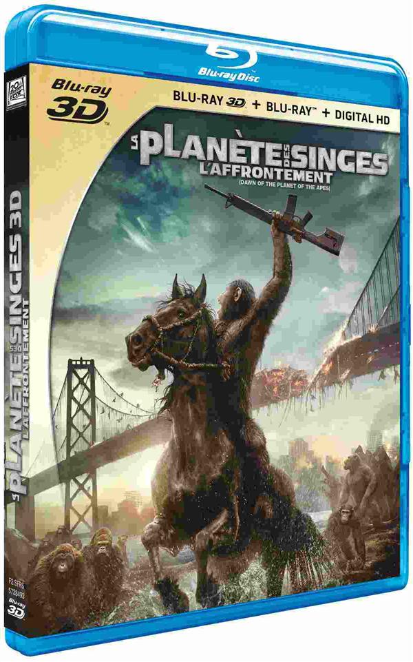 La Planète des Singes : L'Affrontement [Blu-ray 3D] - flash vidéo