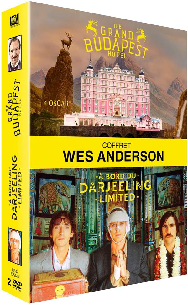 Coffret Wes Anderson 2 Films : The Grand Budapest Hotel à Bord Du Darjeeling Limited [DVD] - flash vidéo