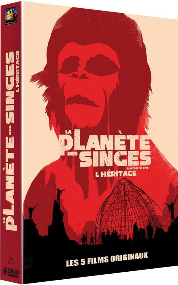 Coffret La Planète Des Singes : L'héritage, Les 5 Films Originaux [DVD] - flash vidéo
