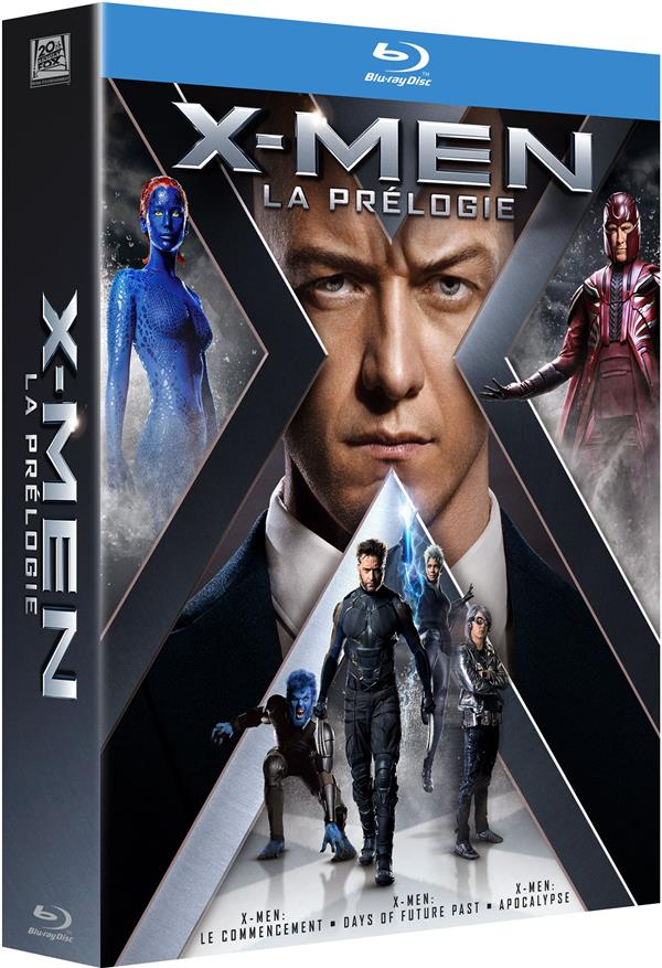 X-Men - La Prélogie : X-Men : Le commencement + X-Men : Days of Future Past + X-Men : Apocalypse [Blu-ray] - flash vidéo