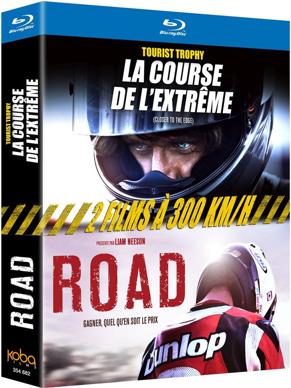 2 films à 300 km/h: Tourist Trophy : la course de l'extrême (Closer to the Edge) + Road [Blu-ray]