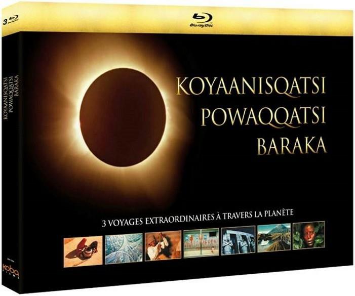 Koyaanisqatsi + Powaqqatsi + Baraka [Blu-ray] - flash vidéo