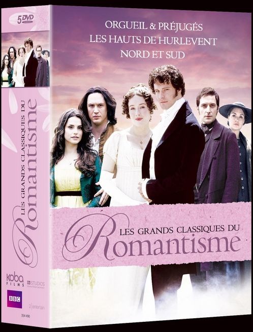 Les Grands classiques du romantisme - Coffret - Orgueil & préjugés + Nord et sud + Les hauts de Hurlevent [DVD] - flash vidéo