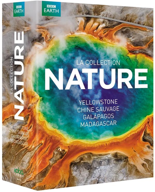 Coffret Collection Nature : Yellowstone Chine Sauvage Galapagos Madagascar [DVD] - flash vidéo