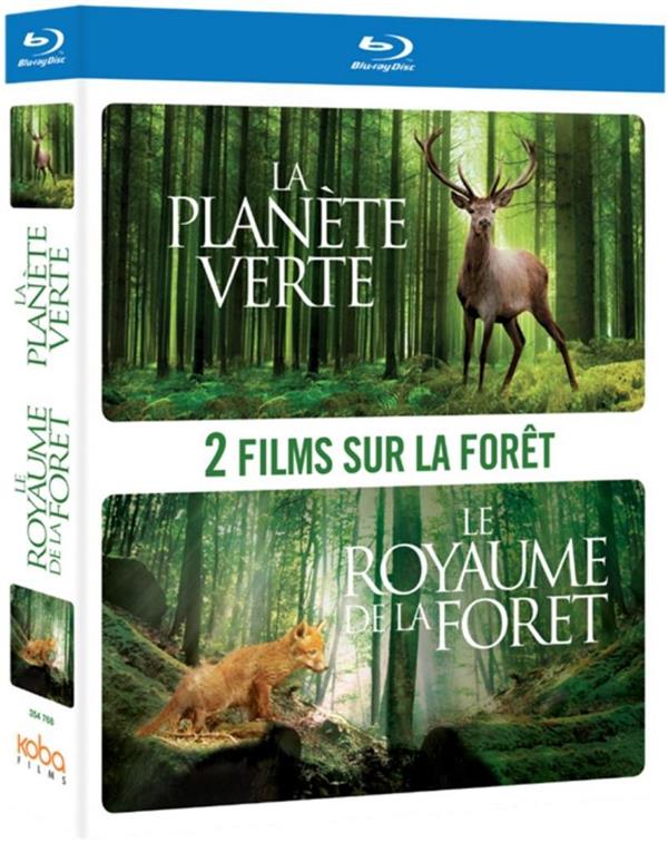 2 films sur la forêt: La planète verte + Le royaume de la forêt [Blu-ray]