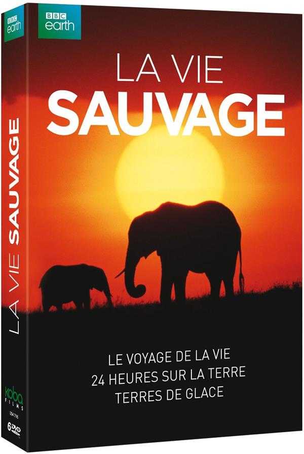 Coffret La Vie Sauvage 3 Films : Le Voyage De La Vie 24 Heures Sur La Terre Terres De Glace [DVD] - flash vidéo