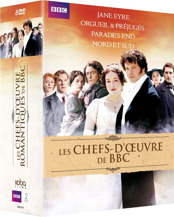 Chefs-d'oeuvre de la BBC: Orgueil & préjugés + Jane Eyre + Nord & Sud + Parade's End [DVD] - flash vidéo