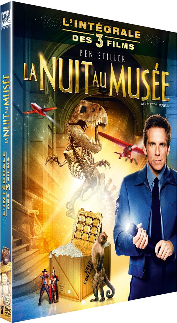 Coffret La Nuit Au Musée 3 Films : La Nuit Au Musée La Nuit Au Musée 2 Le Secret Des Pharaons [DVD] - flash vidéo