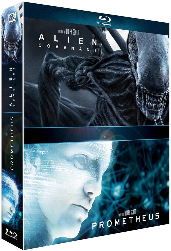 Alien : Covenant + Prometheus [Blu-ray] - flash vidéo