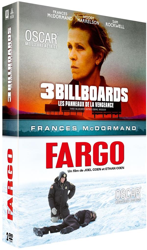 Coffret 2 Films : 3 Billboards, Les 3 Panneaux De La Vengeance  Fargo [DVD]