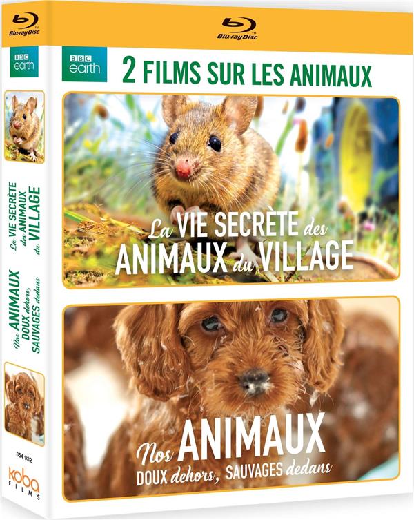 Nos animaux : Doux dehors, sauvages dedans + La Vie secrète des animaux du village [Blu-ray]