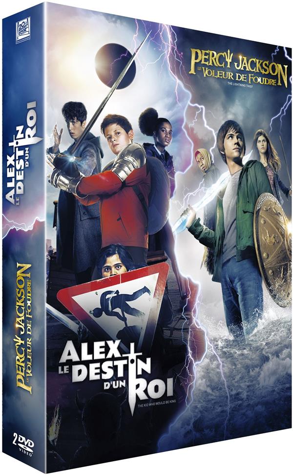 Coffret 2 Films : Alex, Le Destin D'un Roi Percy Jackson, Le Voleur De Foudre [DVD] - flash vidéo