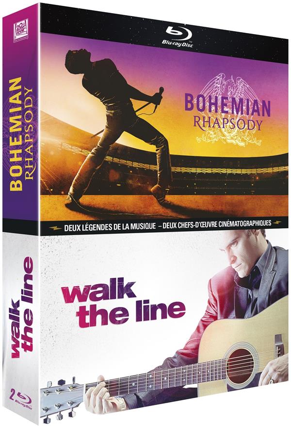 Bohemian Rhapsody + Walk the Line [Blu-ray] - flash vidéo