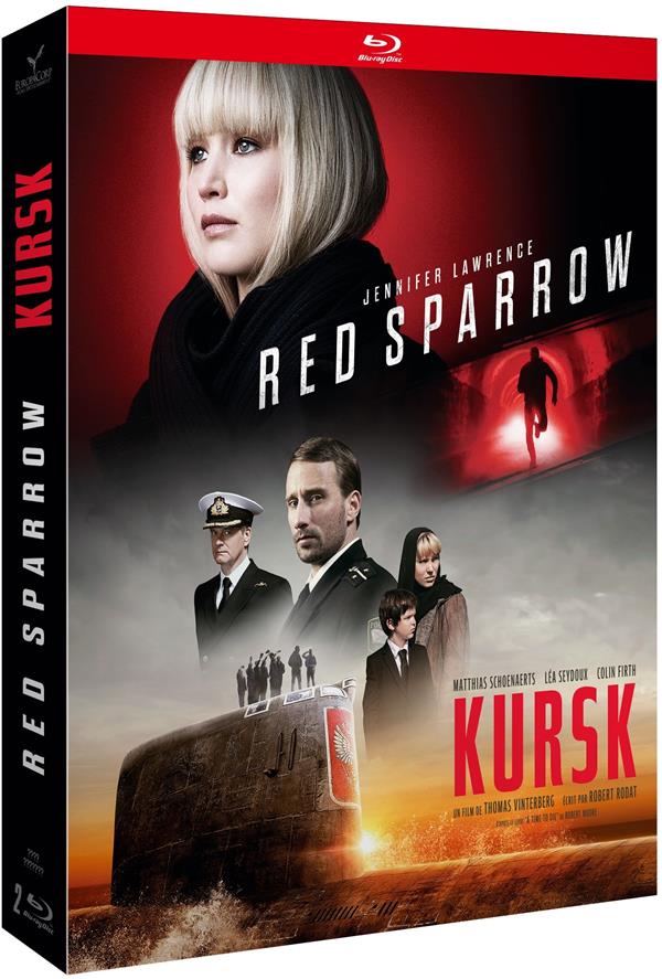 Red Sparrow - Le Moineau Rouge + Kursk [Blu-ray] - flash vidéo