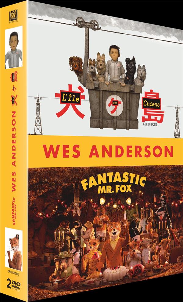 Coffret Wes Anderson 2 Films : L'île Aux Chiens Fantastic Mr Fox [DVD] - flash vidéo