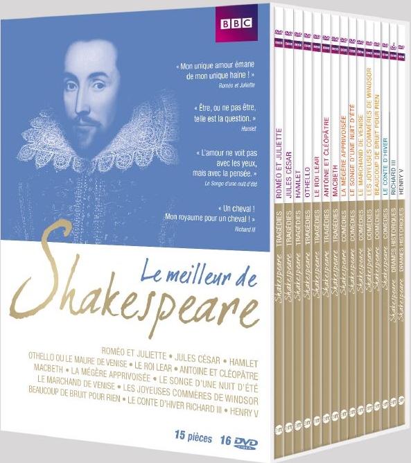 Le Meilleur de Shakespeare - Coffret 15 pièces [DVD] - flash vidéo