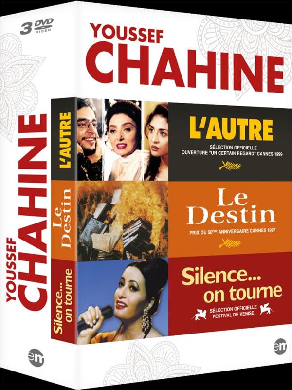 Coffret Youssef Chahine : L'aute + Le destin + Silence... On tourne [DVD] - flash vidéo