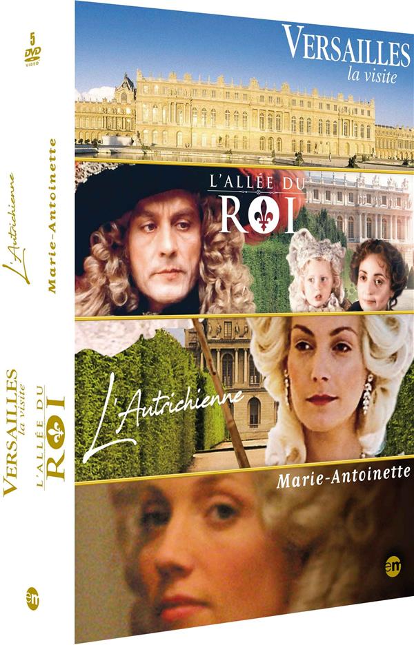 Versailles - Coffret : La Visite + L'Allée du Roi + L'Autrichienne + Marie-Antoinette [DVD] - flash vidéo
