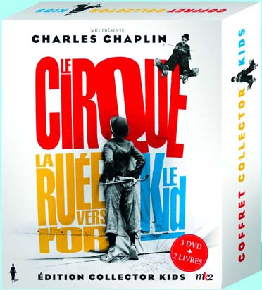 Coffret Chaplin : Le Cirque Le Kid La Ruée Vers L'or [DVD] - flash vidéo