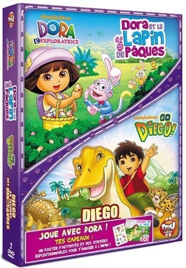 Dora Et Le Lapin De Paques  Diego Au Secours Des Dinosaures [DVD]