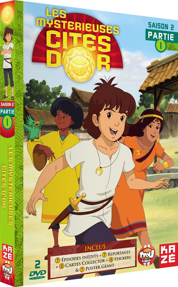 Coffret Les Mystérieuses Cités D'or, Saison 2, Vol. 1 [DVD] - flash vidéo