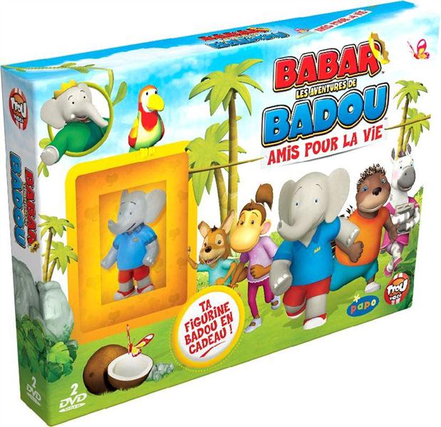 Coffret Babar : Les Aventures De Badou Amis Pour La Vie [DVD] - flash vidéo